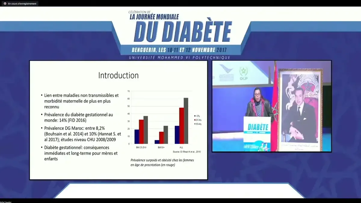Le diabète gestationnel au Maroc.