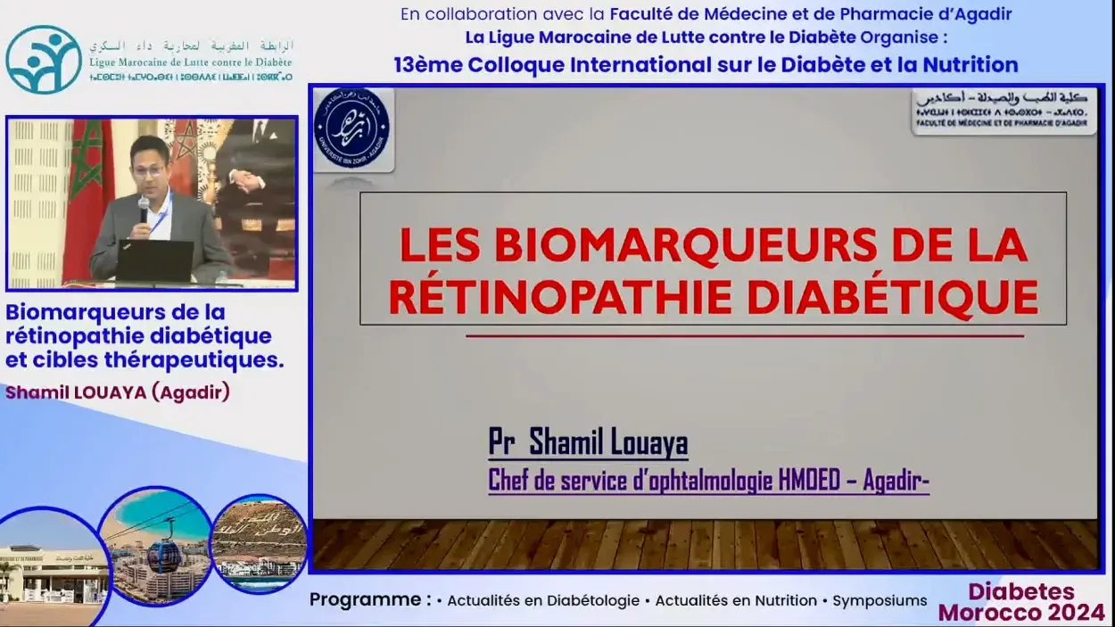 Biomarqueurs de la rétinopathie diabétique et cibles thérapeutiques.
