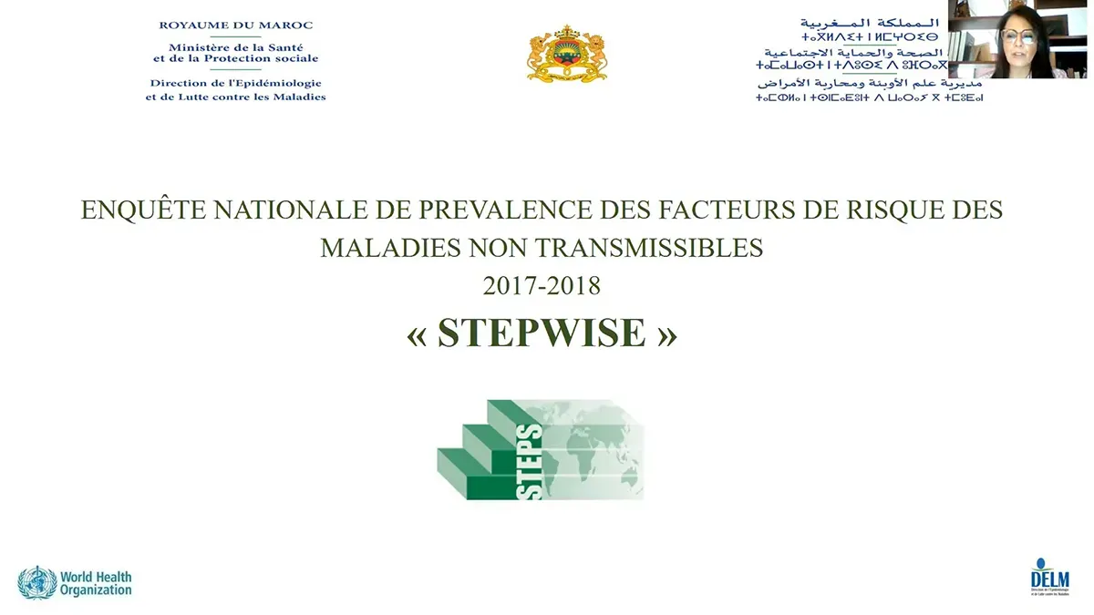 Comorbidités du diabète et de l'hypertension artérielle : résultats de l'enquête nationale STEPS - Ministère de la Santé, Maroc.