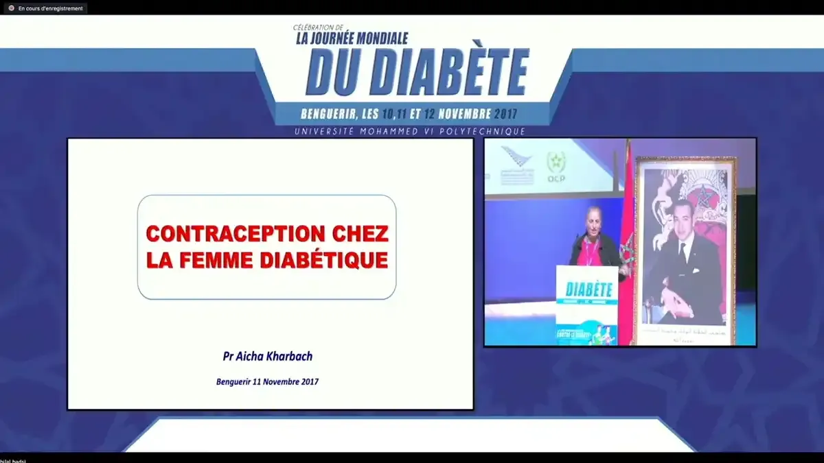 Contraception chez la femme diabétique.
