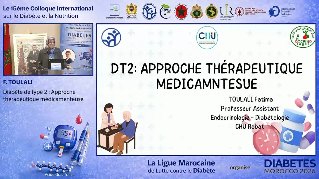 Diabète de type 2 : Approche thérapeutique médicamenteuse.
