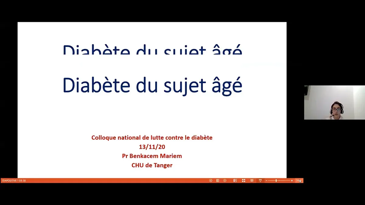 Diabète du sujet âgé.