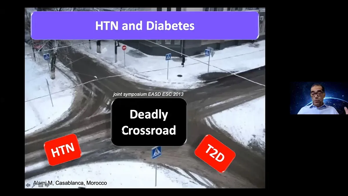 Diabète et HTA.