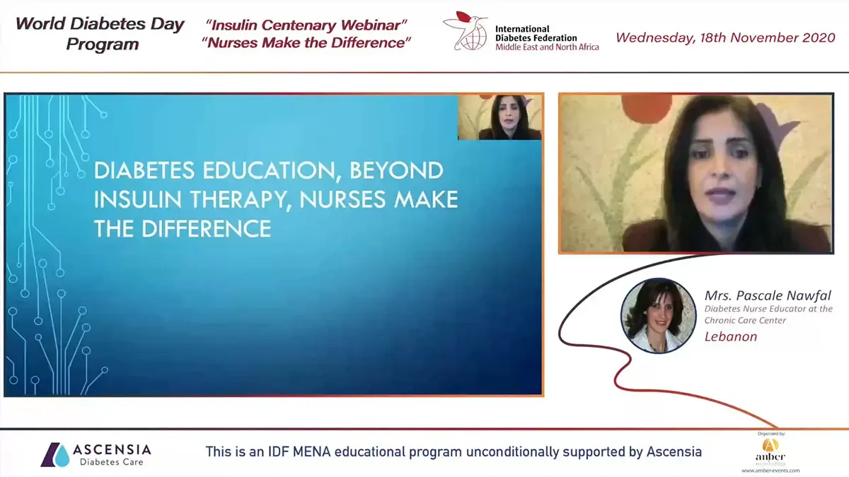 Diabetes Education, Beyond Insulin Therapy : Nurses Make the Difference