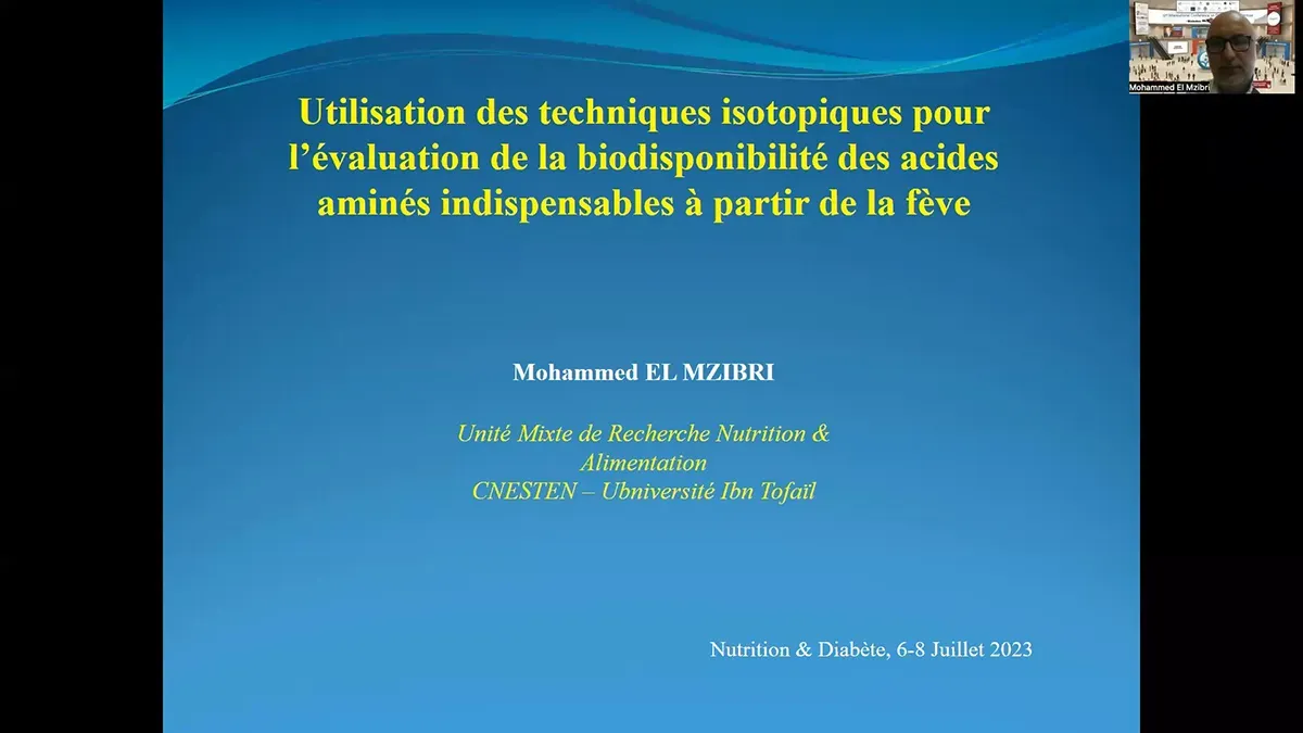 Digestibilité des acides aminés indispensables d ́origine végétale à l'aide de la méthode à double isotope chez des adultes marocains