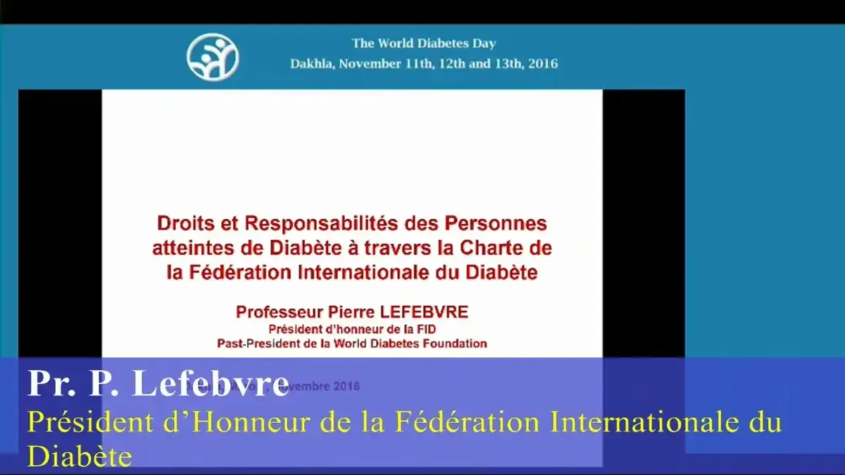 Droits et Responsabilités des Diabétiques à travers la Charte Internationale de la Fédération Internationale du Diabète.
