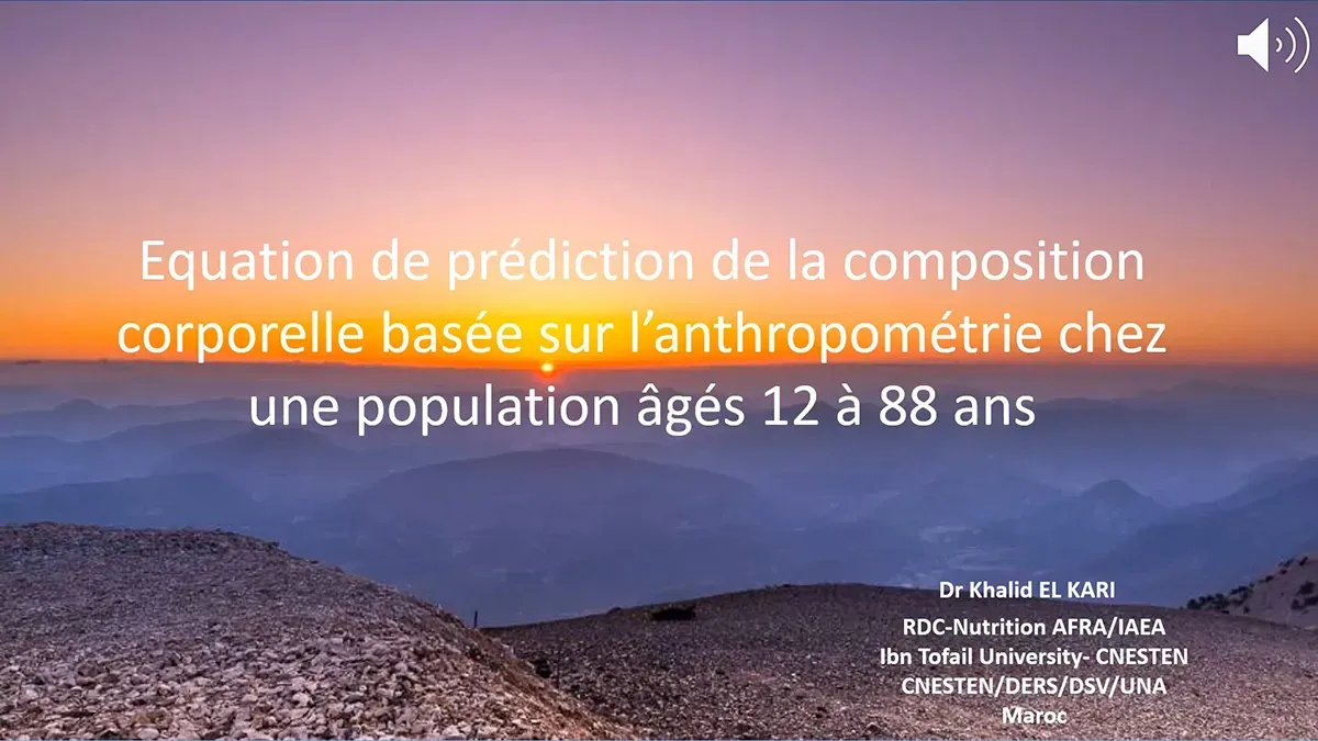 Équation de prédiction basée sur l'anthropométrie de la composition corporelle chez une population âgée de 12 à 88 ans