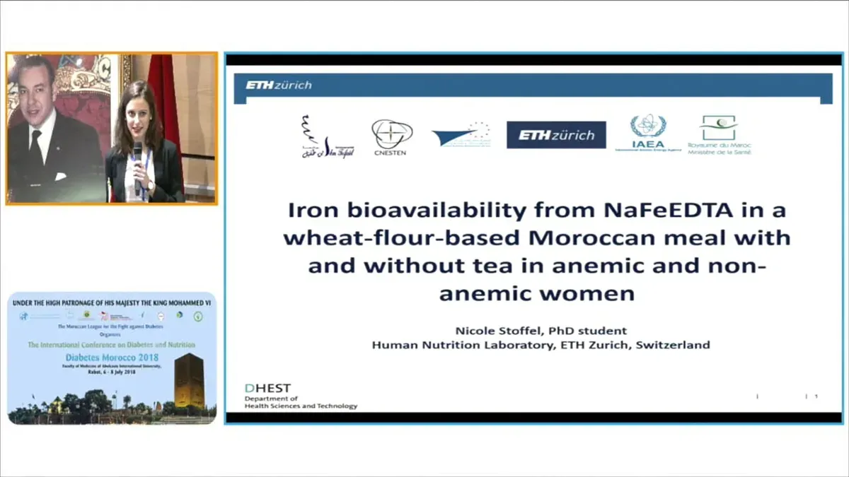 Étude de la biodisponibilité du Fer du NaFeEDTA dans les conditions culinaires marocaines (MOR6022) : en présence ou en absence du thé