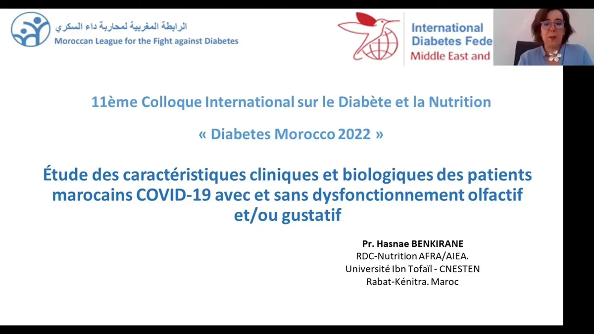Étude des caractéristiques cliniques et biologiques des patients marocains COVID-19 avec et sans dysfonctionnement olfactif et/ou gustatif.