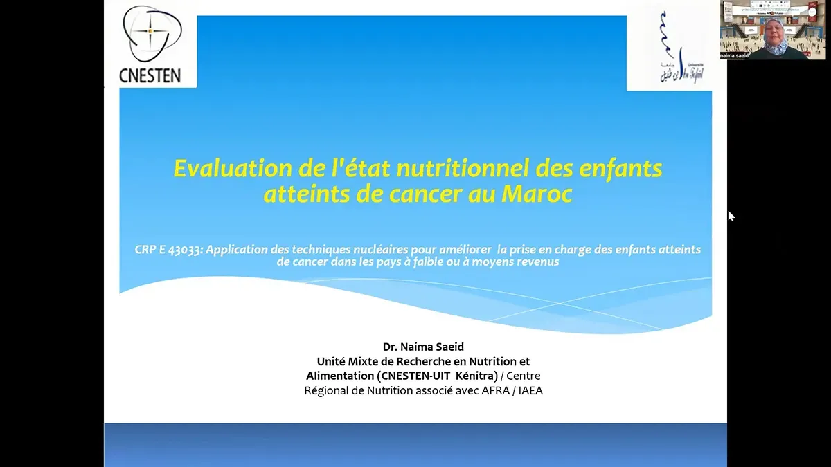 Evaluation de la composition corporelle chez les enfants atteints de cancer.