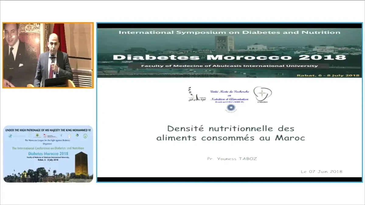 La densité nutritionnelle des aliments consommés au Maroc