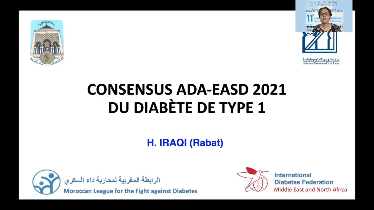 Le consensus ADA-EASD 2021 du diabète de type 1.