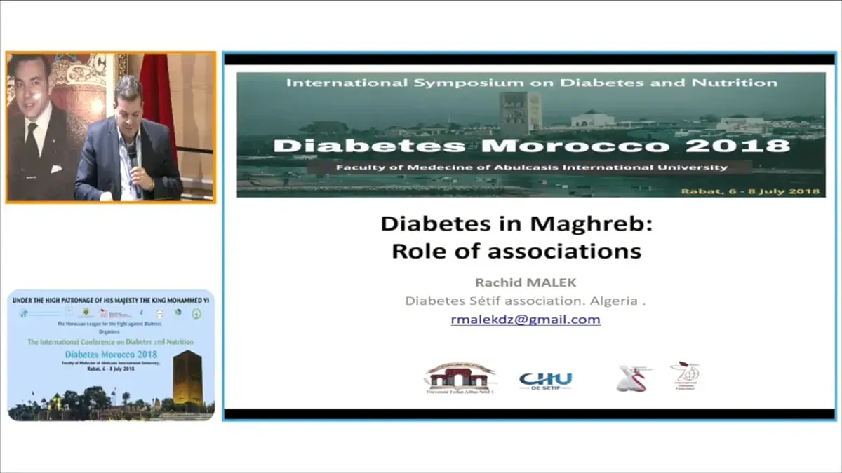 Le Diabète au Maghreb : rôles des associations