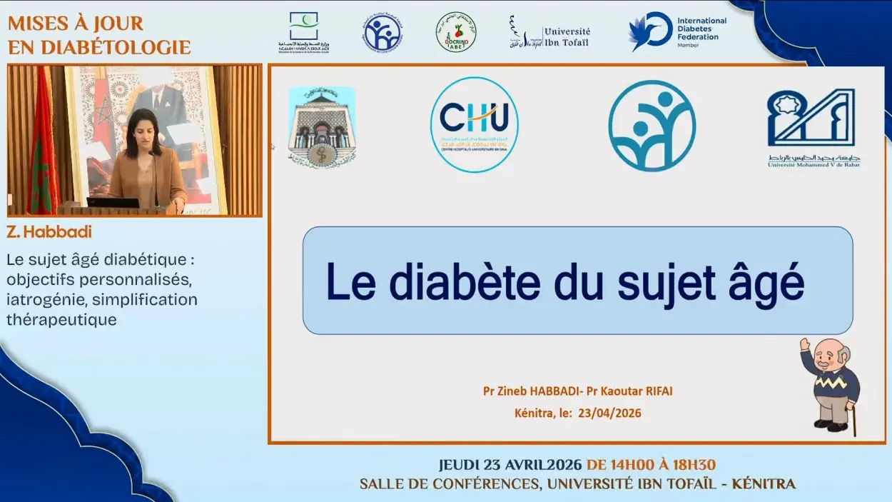 Le sujet âgé diabétique : objectifs personnalisés, iatrogénie, simplification thérapeutique