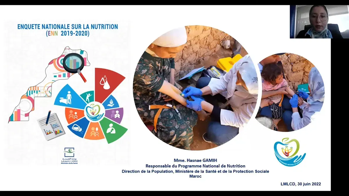 Les carences en micronutriments : résultats de l'enquête nationale ENM 2019, Ministère de la Santé, Maroc.