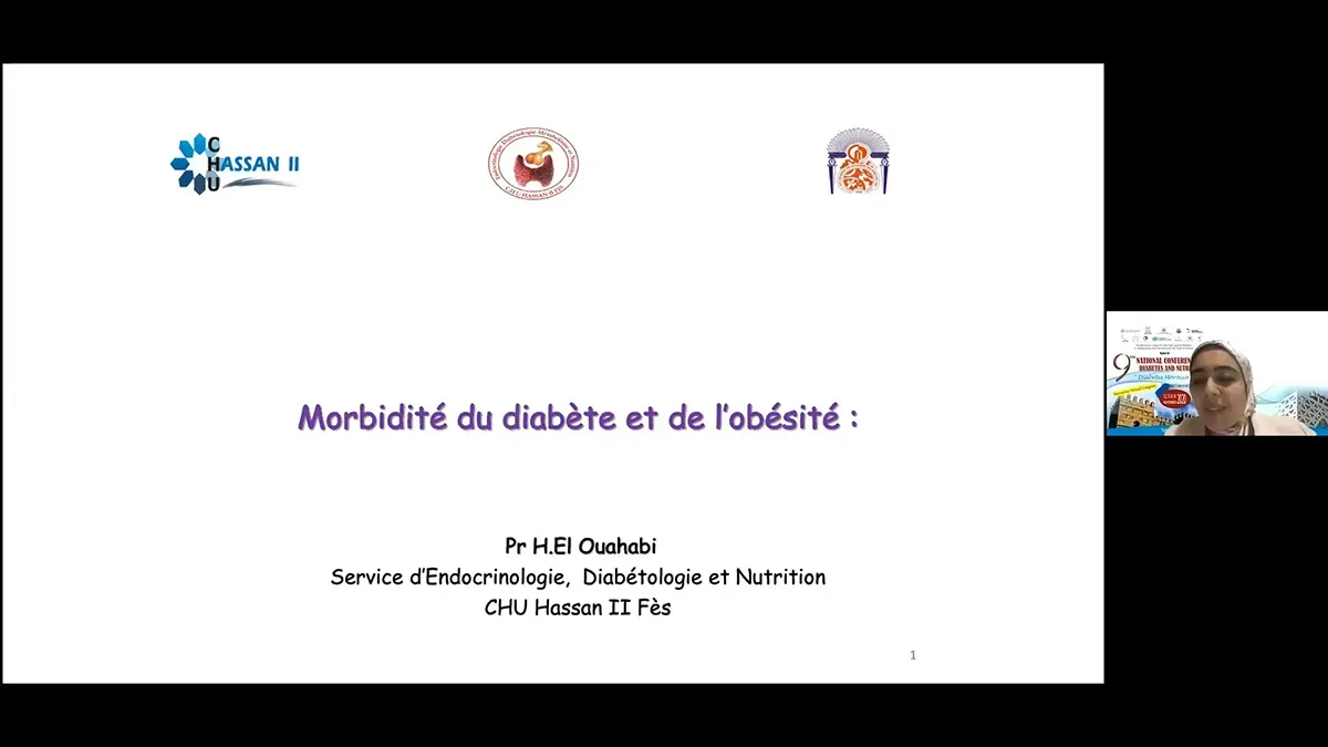 Morbidité du diabète et de l’obésité.