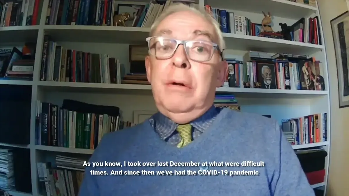 Mot du Président de l'IDF, Prof. Andrew Boulton