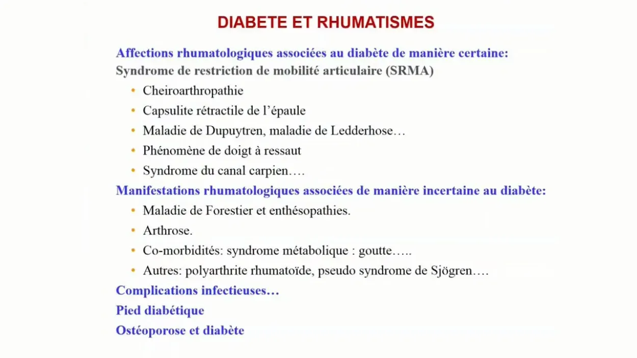 Os et diabète.