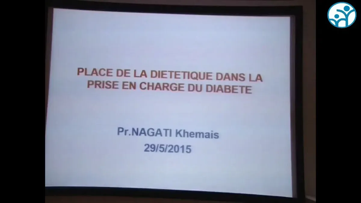 Place de la Nutrition dans la prise en charge du Diabète