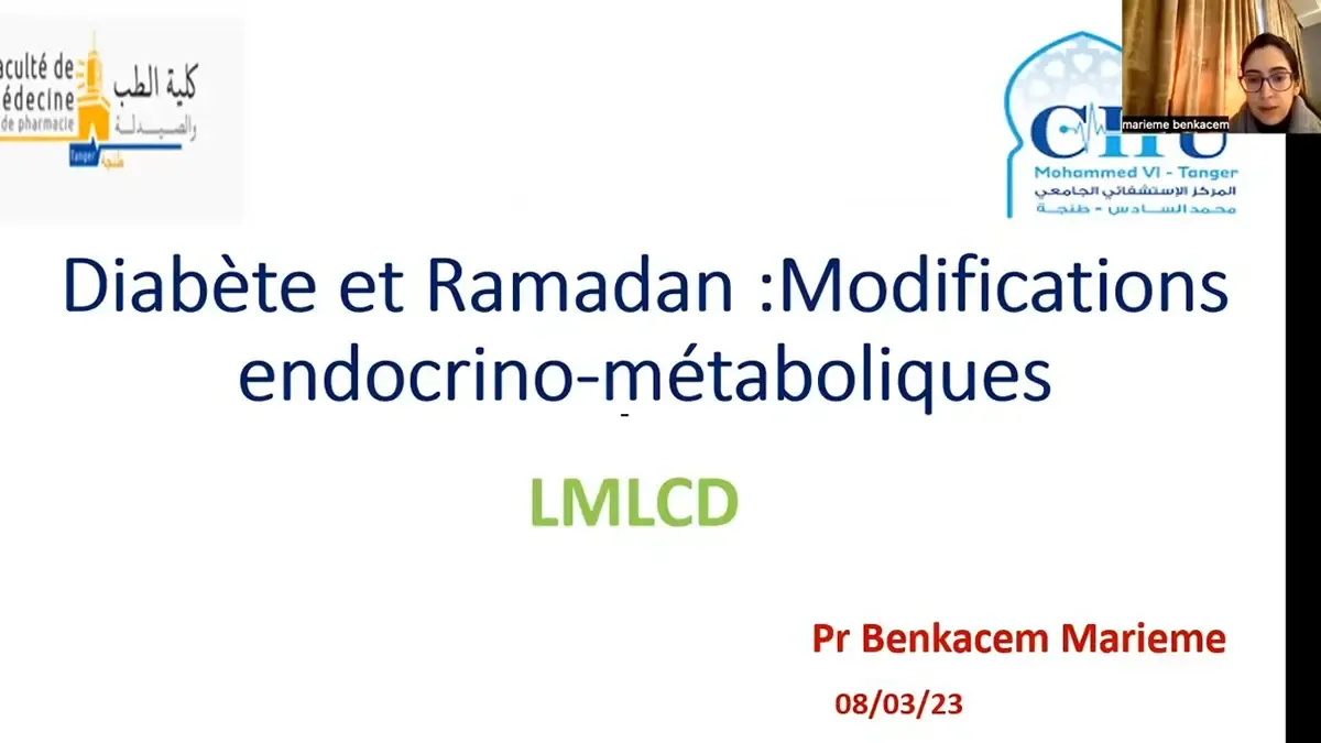 Ramadan et Diabète : Quelles modifications endocrino-métaboliques ?