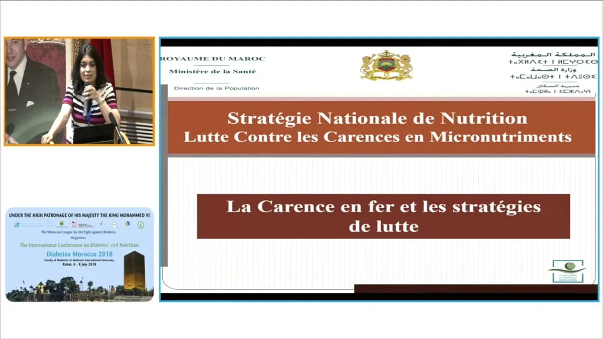 Statut en fer de la population marocaine: problèmes actuels et stratégies