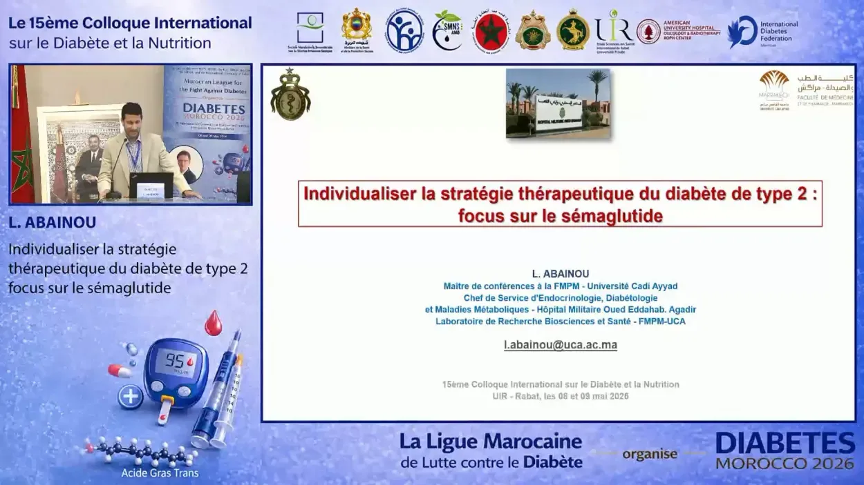 Symposium NovoNordisk : Individualiser la stratégie thérapeutique du diabète de type 2 : focus sur le sémaglutide