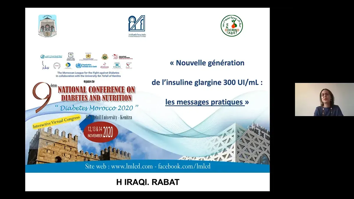 Symposium Sanofi : Nouvelle génération d’insuline Glargine 300 ui/ml : les messages pratiques.