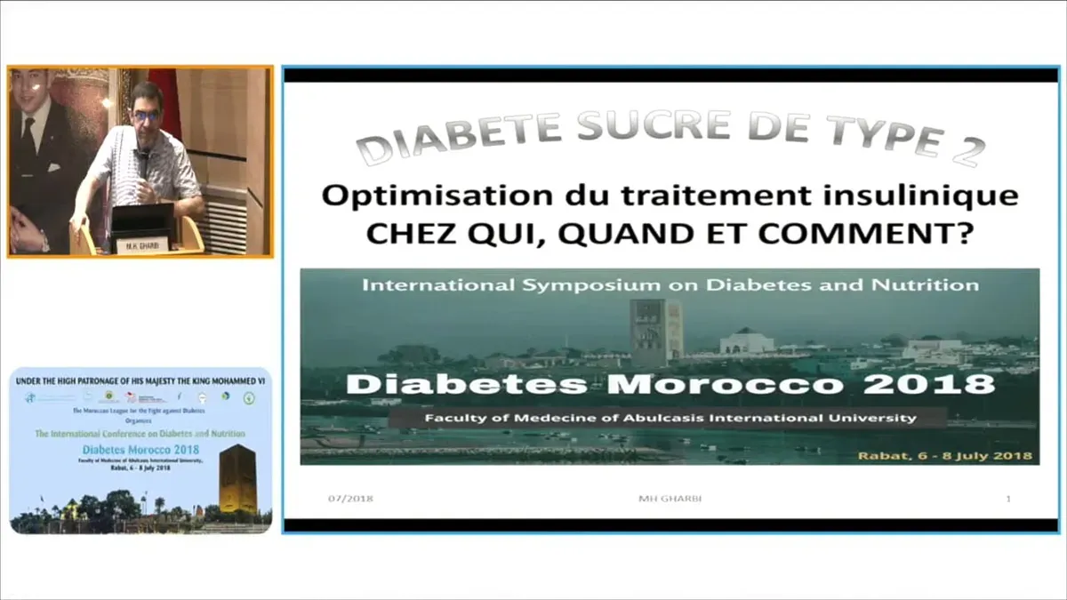 Symposium Sanofi : Optimisation du traitement insulinique du diabète de type 2 : chez qui, quand et comment ?