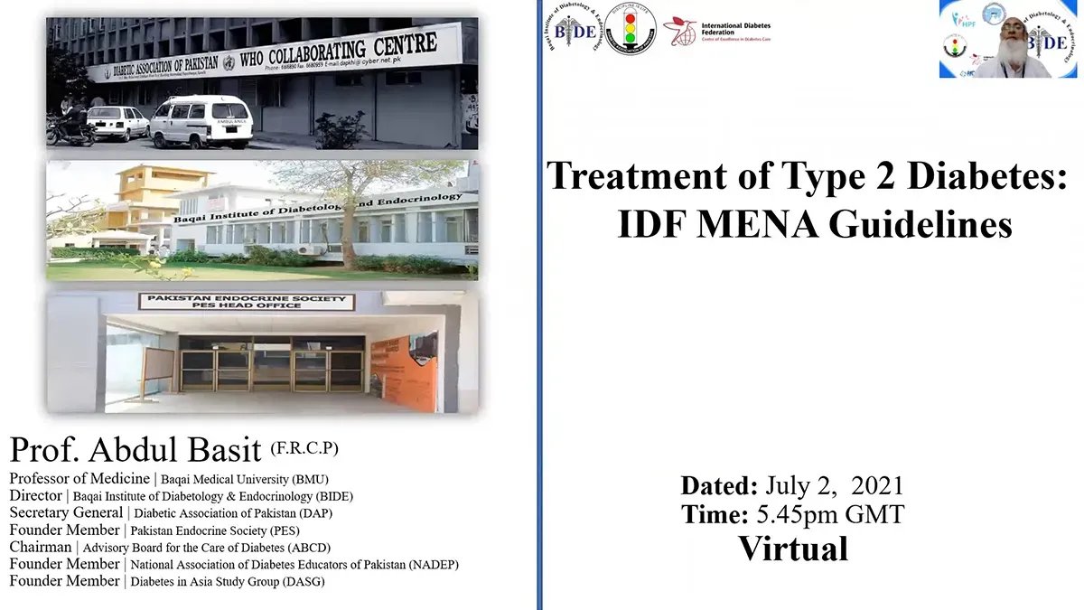 Traitement du diabète de type 2 : guidelines de la FID Région MENA.