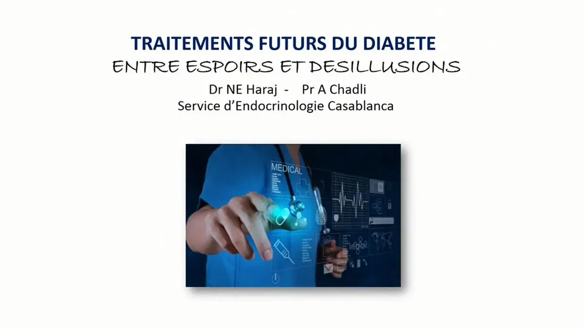 Traitements futurs du diabète
