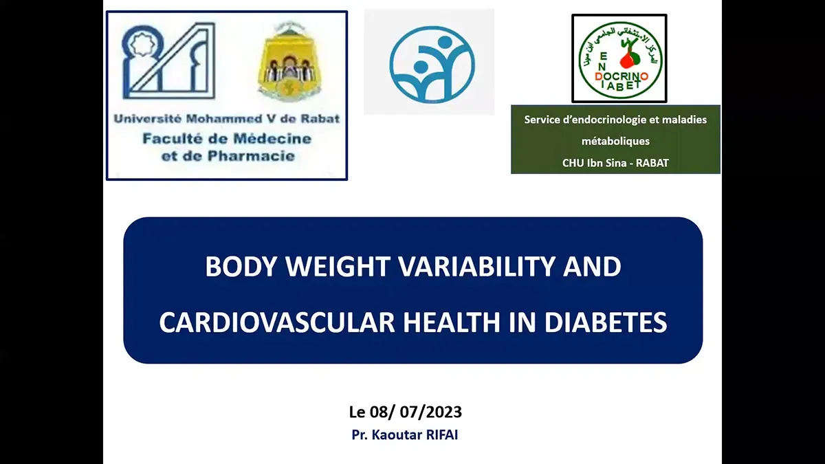 Variabilité du poids corporel et santé cardiovasculaire dans le diabète.